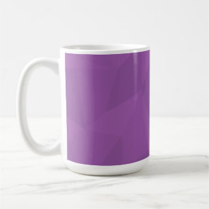 Purple, geometric, cool, trendy, modern simple art coffee mug