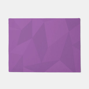 Purple, geometric, cool, trendy, modern simple art doormat