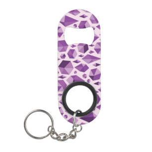Purple geometric jewel shapes