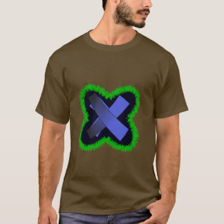 Purple Geometric X T-Shirt