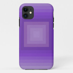 Purple geometrical pattern iPhone 11 case