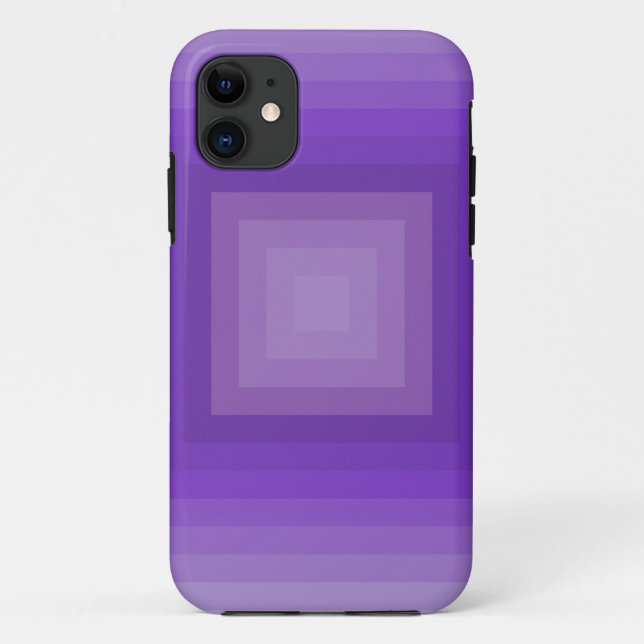 Purple geometrical pattern Case-Mate iPhone case (Back)