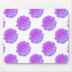 Purple gerbera daisy mouse mat