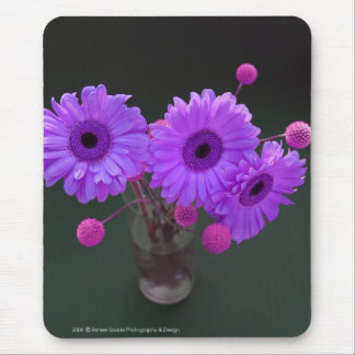 Purple Gerbers Mouse Mat