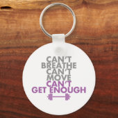 Purple "Get Enough" Key Ring (Front)