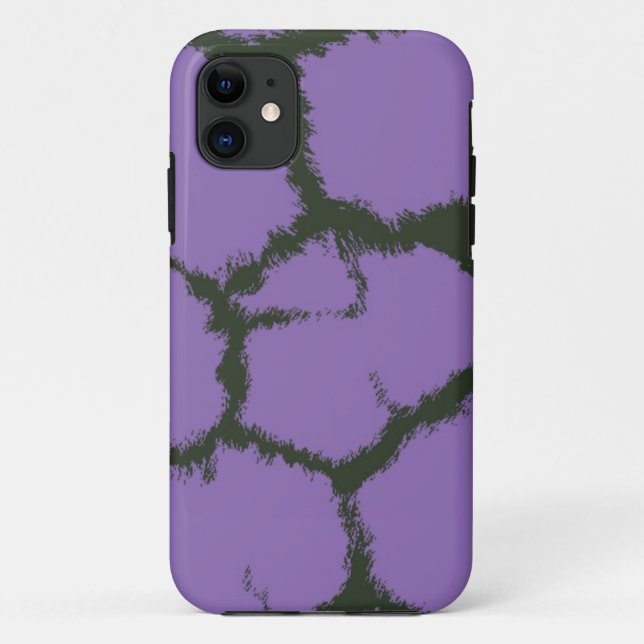 Purple Giraffe Fur Pattern Case-Mate iPhone Case (Back)