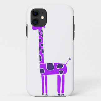 Purple Giraffe iPhone 5 case