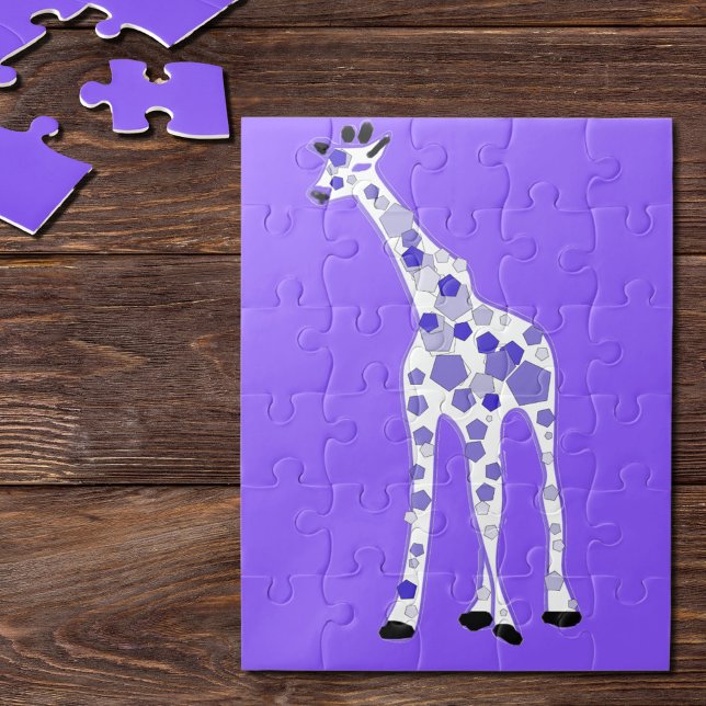 PURPLE Giraffe Jigsaw Puzzle (Creator Uploaded)