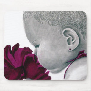 Purple_Girl_1 Mouse Mat