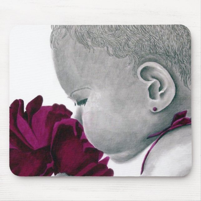 Purple_Girl_1 Mouse Mat (Front)