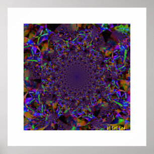 Purple Glass Poster