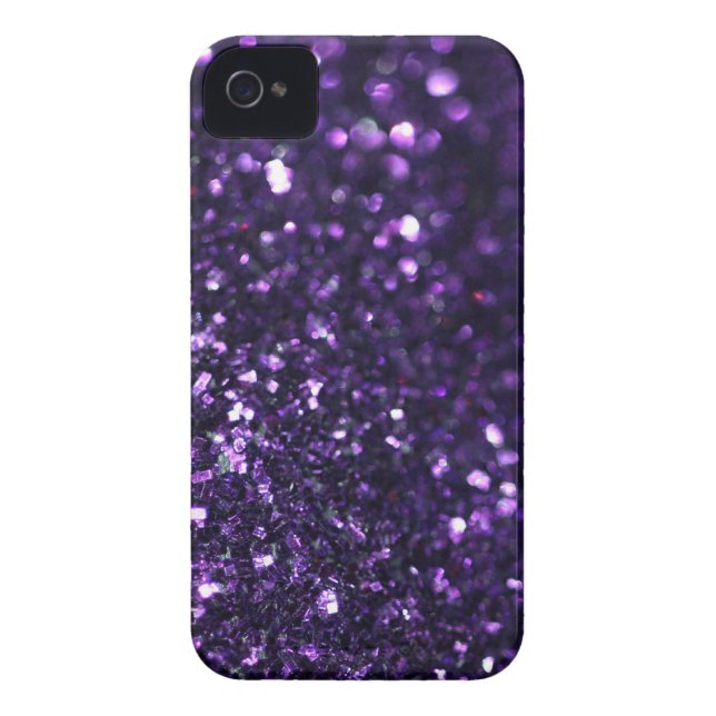 Purple Glimmer Case-Mate iPhone Case (Back)