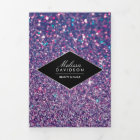 Purple Glitter and Glamour Nail Salon Brochure