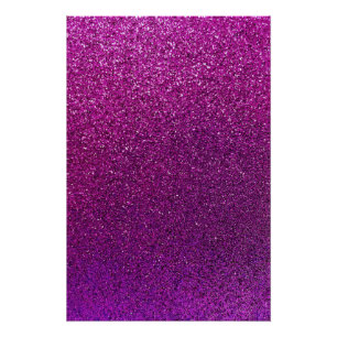 Purple Glitter Background Glittery Sparkle Poster