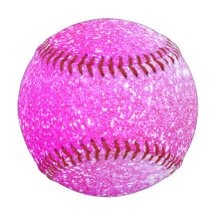 Purple Glitter Baseball