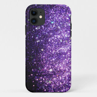Purple Glitter Bling Cover iPhone 5 Case