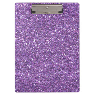 Purple glitter Clipboard