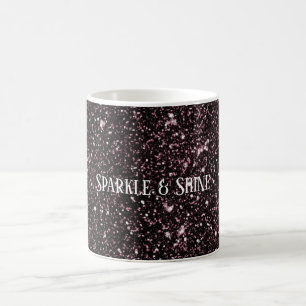 Purple Glitter Coffee Mug