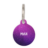 Purple Glitter Custom Name