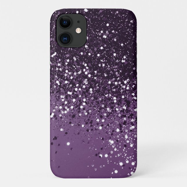 PURPLE Glitter Dream #1 #shiny Case-Mate iPhone Case (Back)