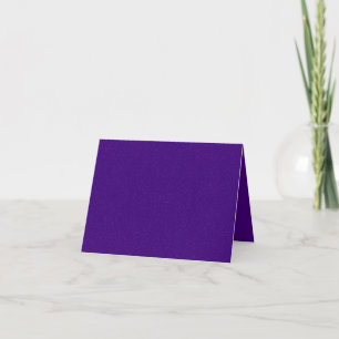 Purple Glitter Folded Thank You Card – Customize