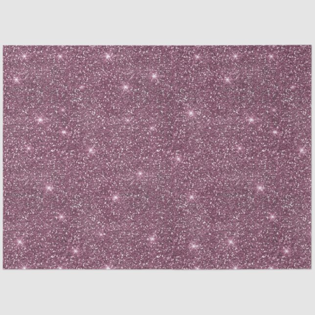 Purple Glitter Light Shimmer Shine Christmas Tissue Paper (Front)
