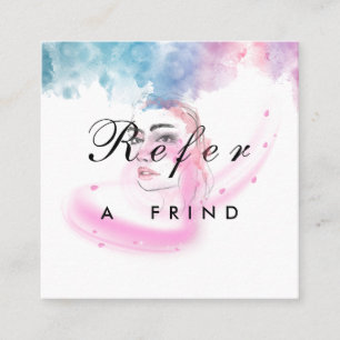 Purple Glitter Luxury Drip Salon Discount Card