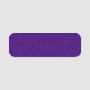 Purple Glitter Noise Name Tag – Customisable