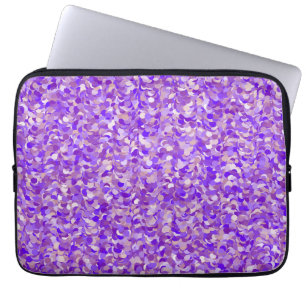 Purple glitter prestige classy chic feminine  pill laptop sleeve