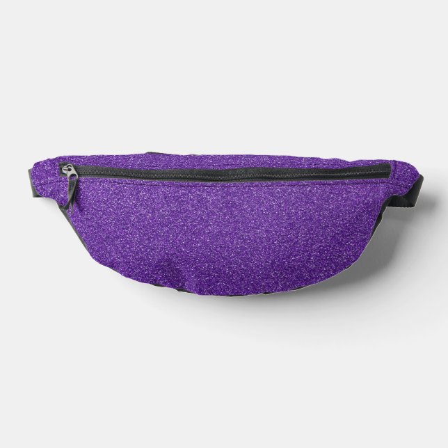 Purple Glitter, Sparkle, Glitter Background Bum Bags (Lay Down)