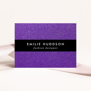 Purple Glitter, Sparkle, Glitter Background Business Card