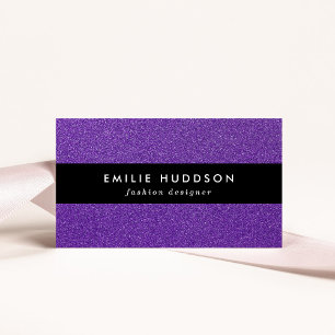 Purple Glitter, Sparkle, Glitter Background Business Card