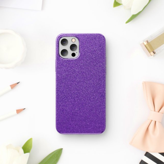 Purple Glitter, Sparkle, Glitter Background Case-Mate iPhone Case (Creator Uploaded)