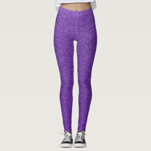 Purple Glitter, Sparkle, Glitter Background Leggings