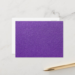 Purple Glitter, Sparkle, Glitter Background Postcard