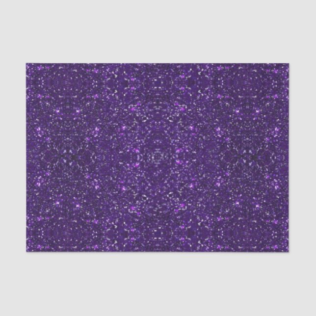 Purple Glitter Tissue Paper (Front)
