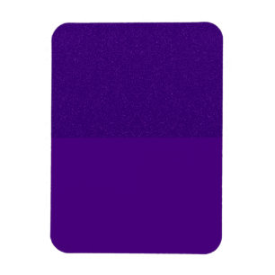 Purple Glitter Top Custom Flexible Photo Magnet