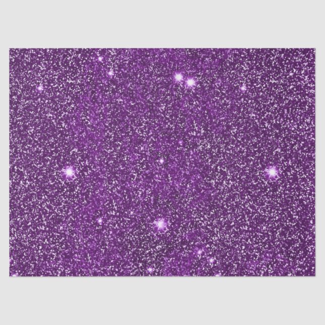 Purple Glittery Tissue Paper (Front)