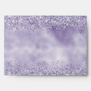 Purple Glitzy Glitter Envelope
