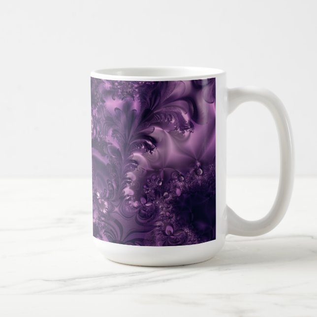 Purple Glory Design Coffee Mug (Right)