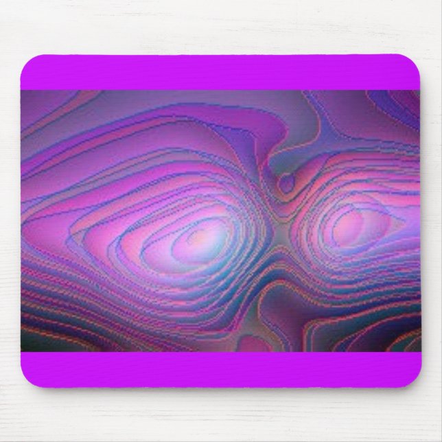 Purple Glow Mouse Mat (Front)