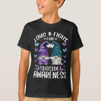 Purple Gnome With Cute Butterfly Pattern Suicide A