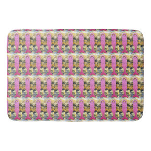 purple goddess mermaids bath mat