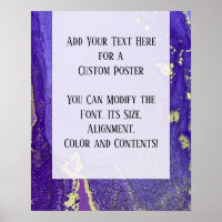 Purple & Gold Abstract Alcohol Ink Fluid Art DIY