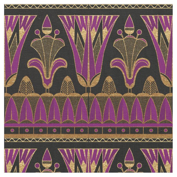 Art Deco Fabric Zazzle.co.uk