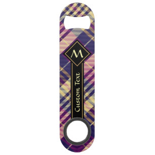Purple, Gold and Blue Tartan