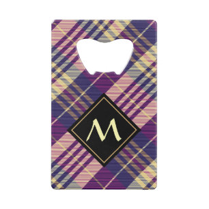 Purple, Gold and Blue Tartan
