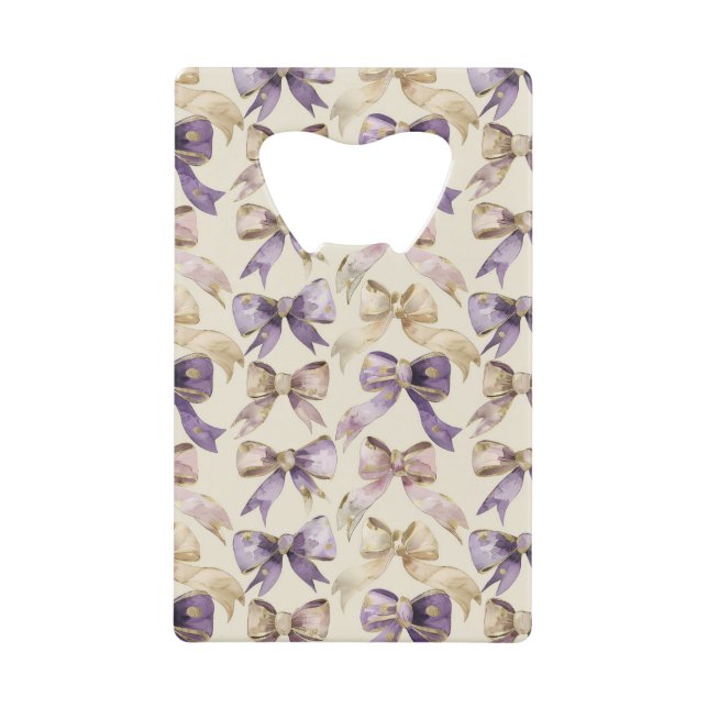 Purple Gold Bows Bridal Shower (Front)