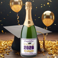 Purple Gold Class of 2026 Custom Graduation Party
