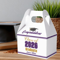 Purple Gold Class of 2026 Graduation Party